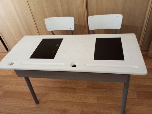 Bureau écolier ancien - bureau, d'écolier